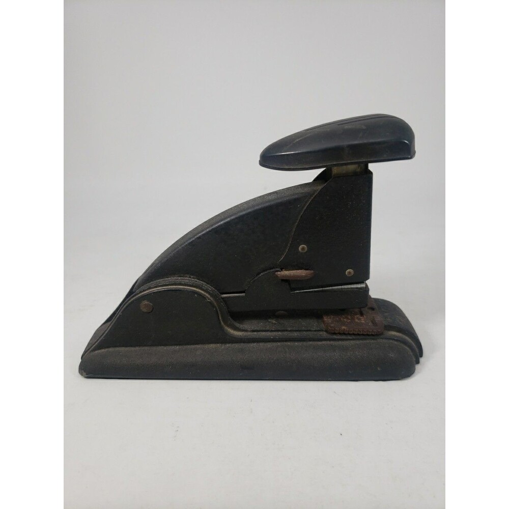 Vintage Speed Products Co Stapler Black Long Island City New York USA Steel